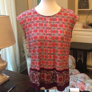 Liz Claiborne print blouse